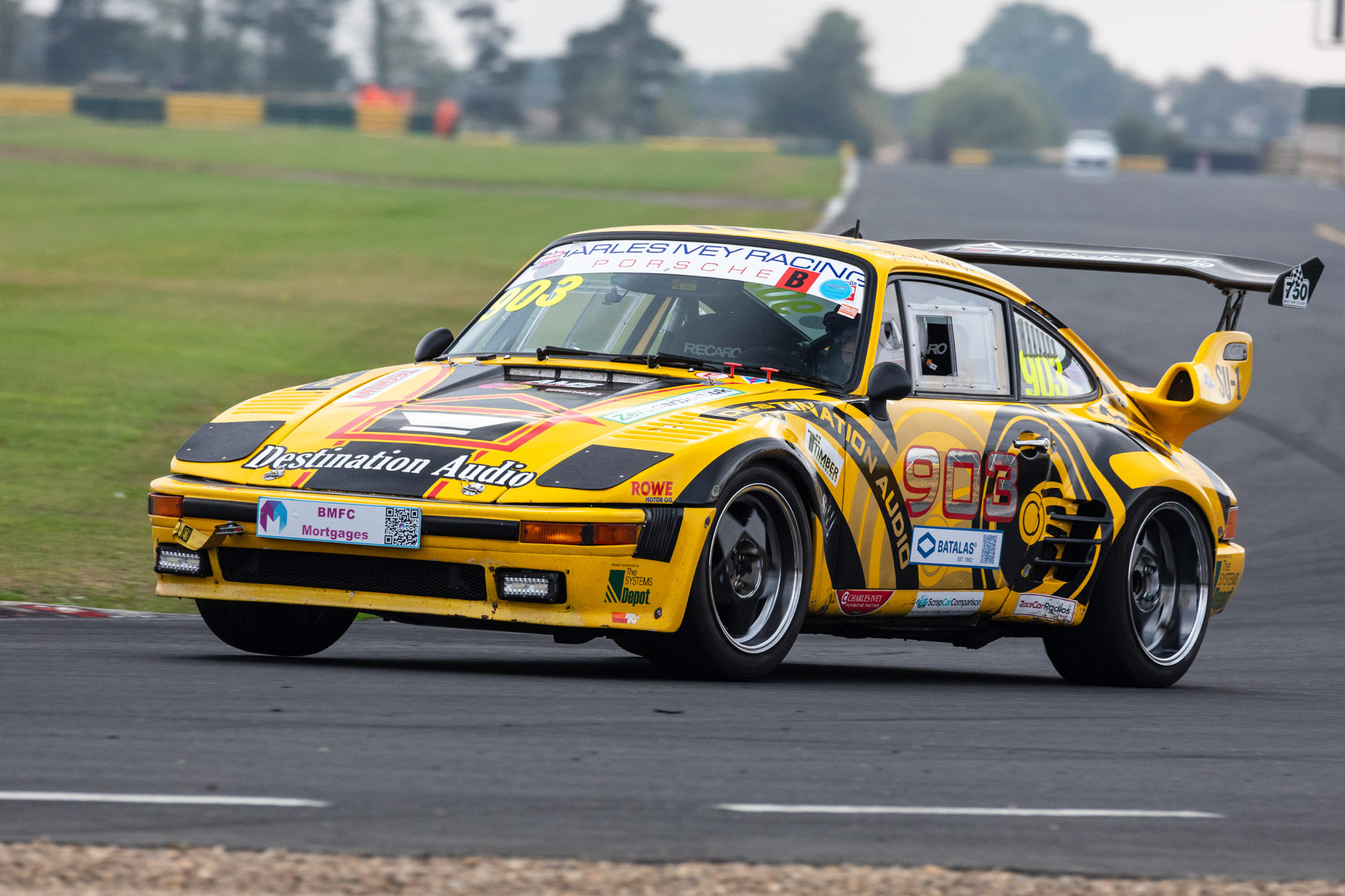 VANHAUEN RACING at Croft Circuit 2024 - Race 1 action with the 903 heading toward its customary Invitation class win.