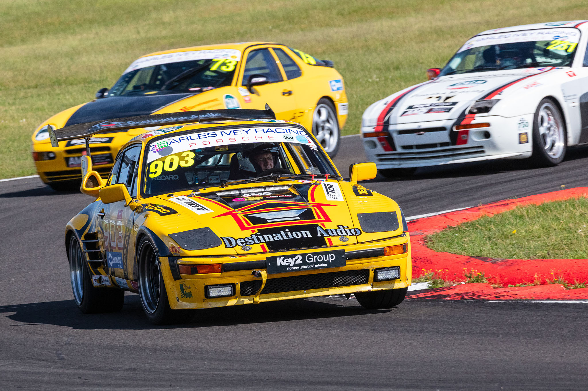VANHAUEN RACING at Snetterton 300 2025 - Sprint race action showing the 903's competitive pace against the 38-driver field.