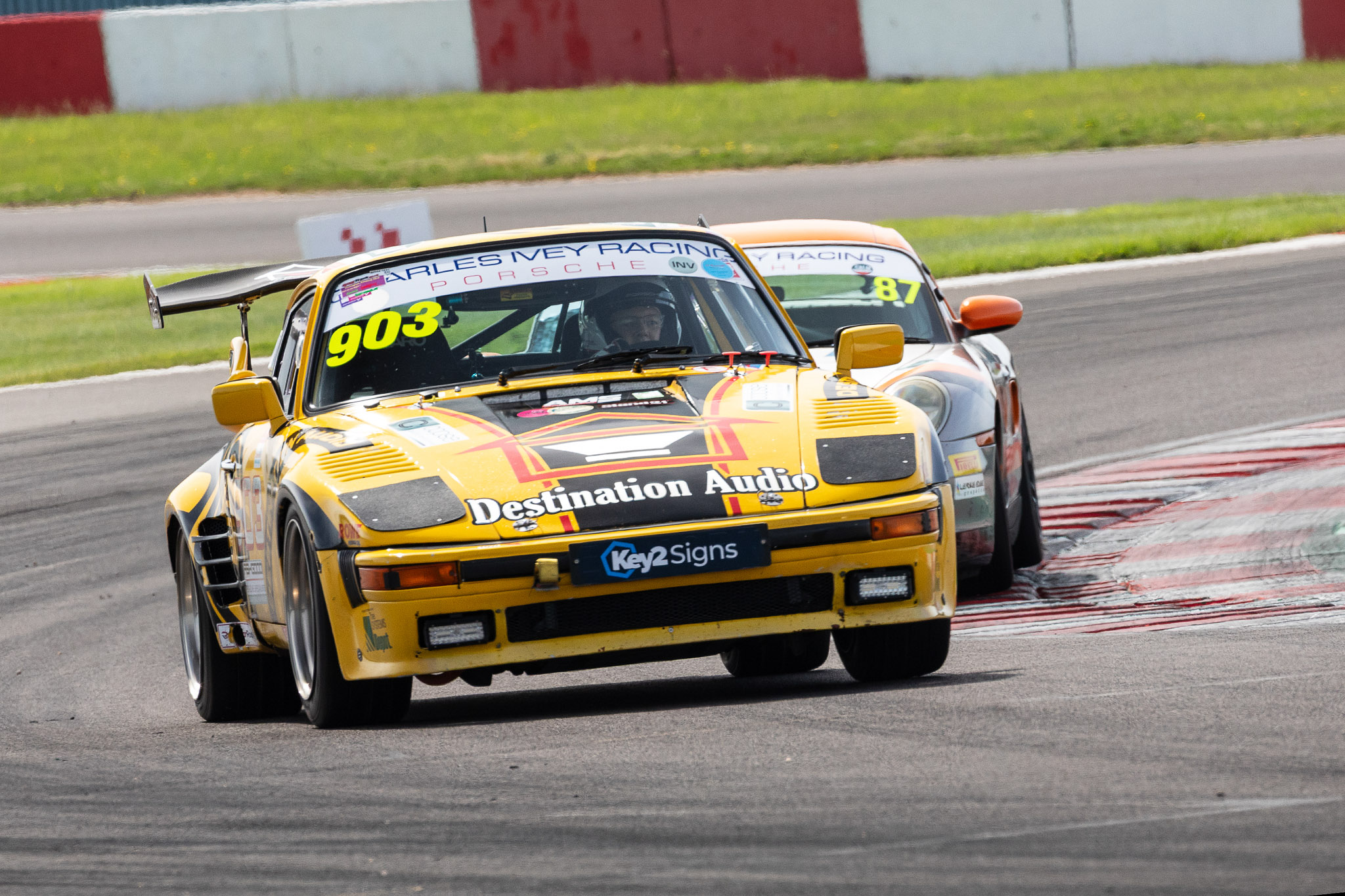 VANHAUEN RACING at Donington Park 2026 - The 903 on track at Donington's National circuit during Round 2 of the CALM All Porsche Trophy. © Sean Mulcahy 2026