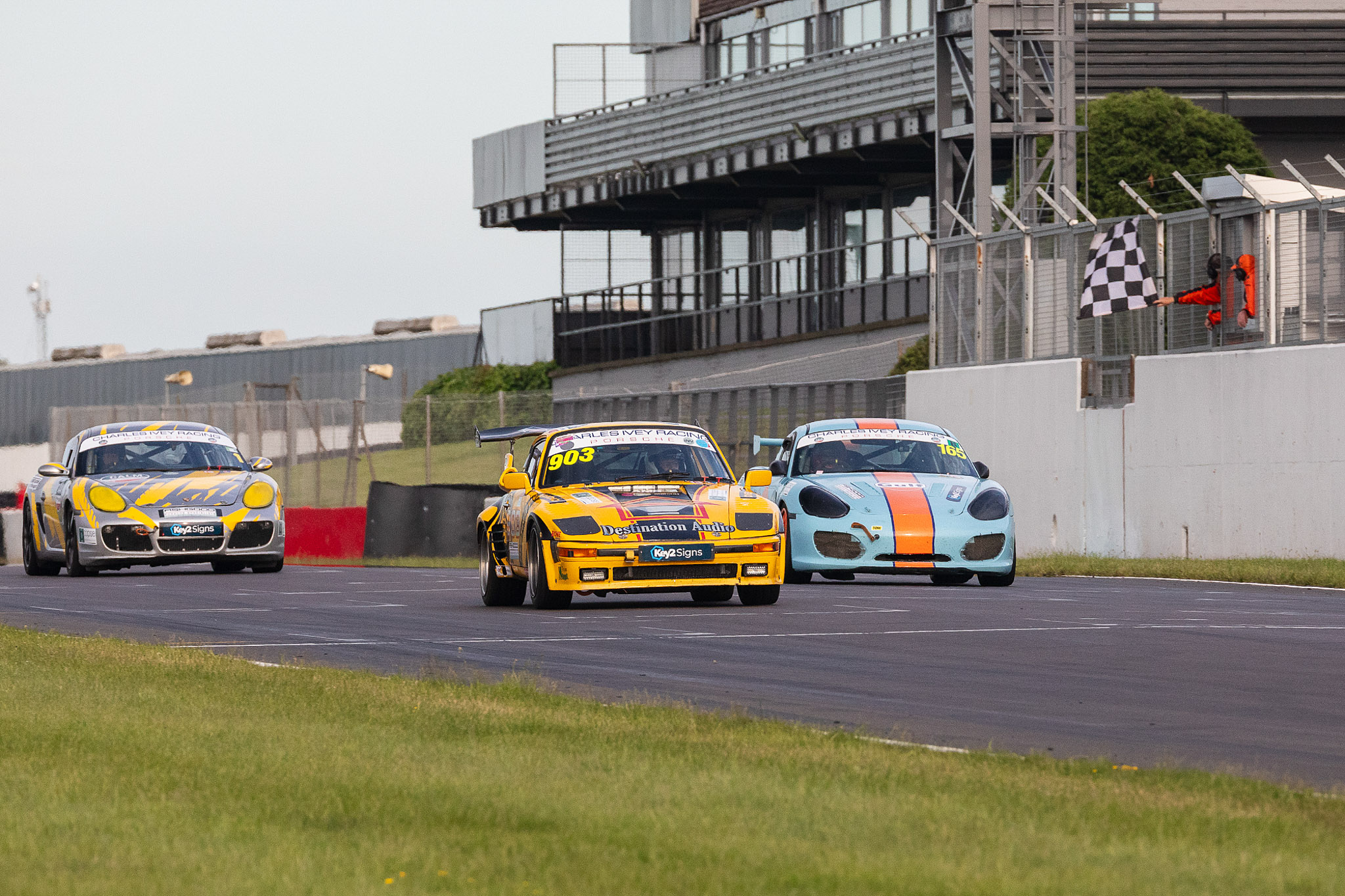 VANHAUEN RACING at Donington Park 2026 - The Invitation class 911, described in the official report as the mighty supercharged 911. © Sean Mulcahy 2026